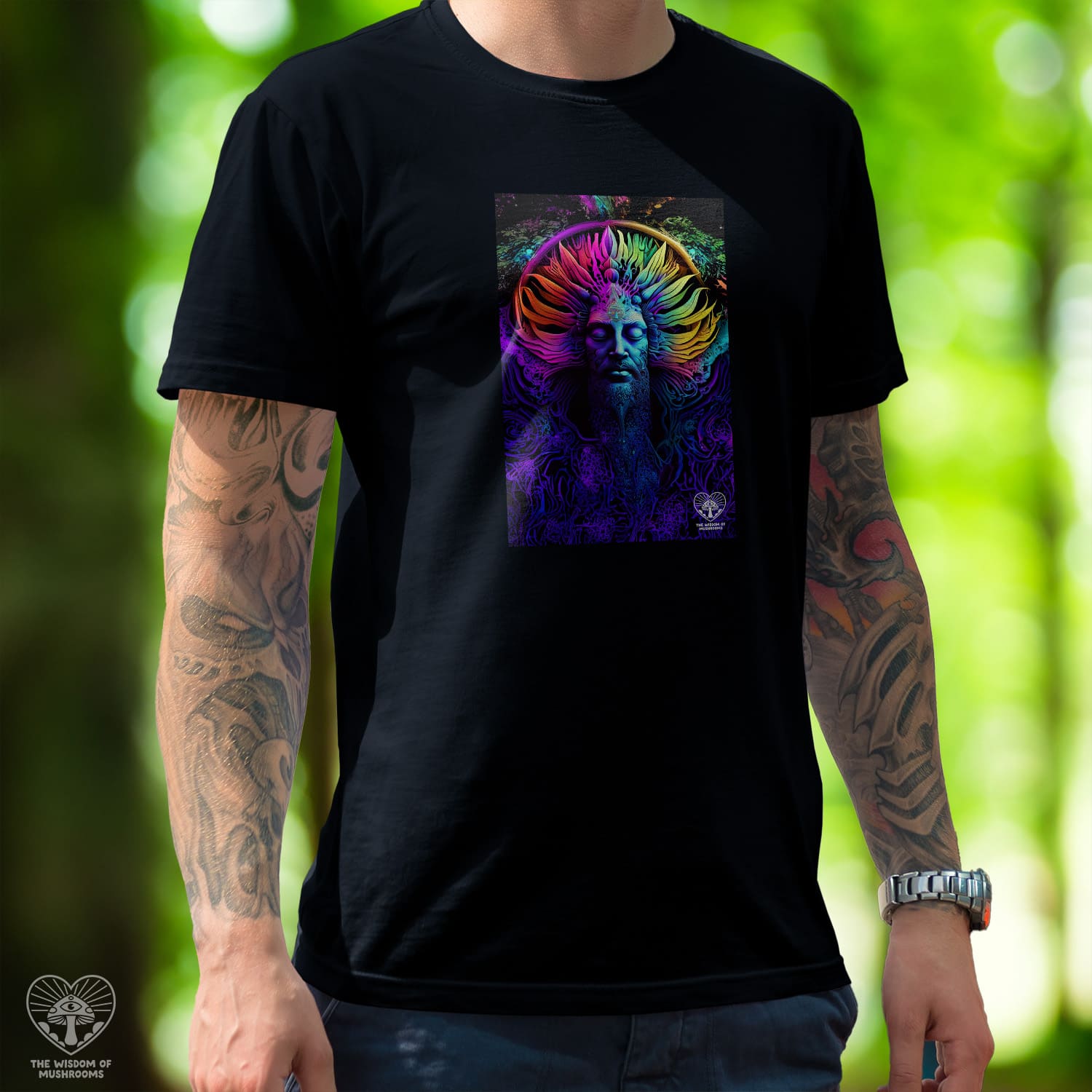 King Mushroom - Framed - Unisex T-shirt