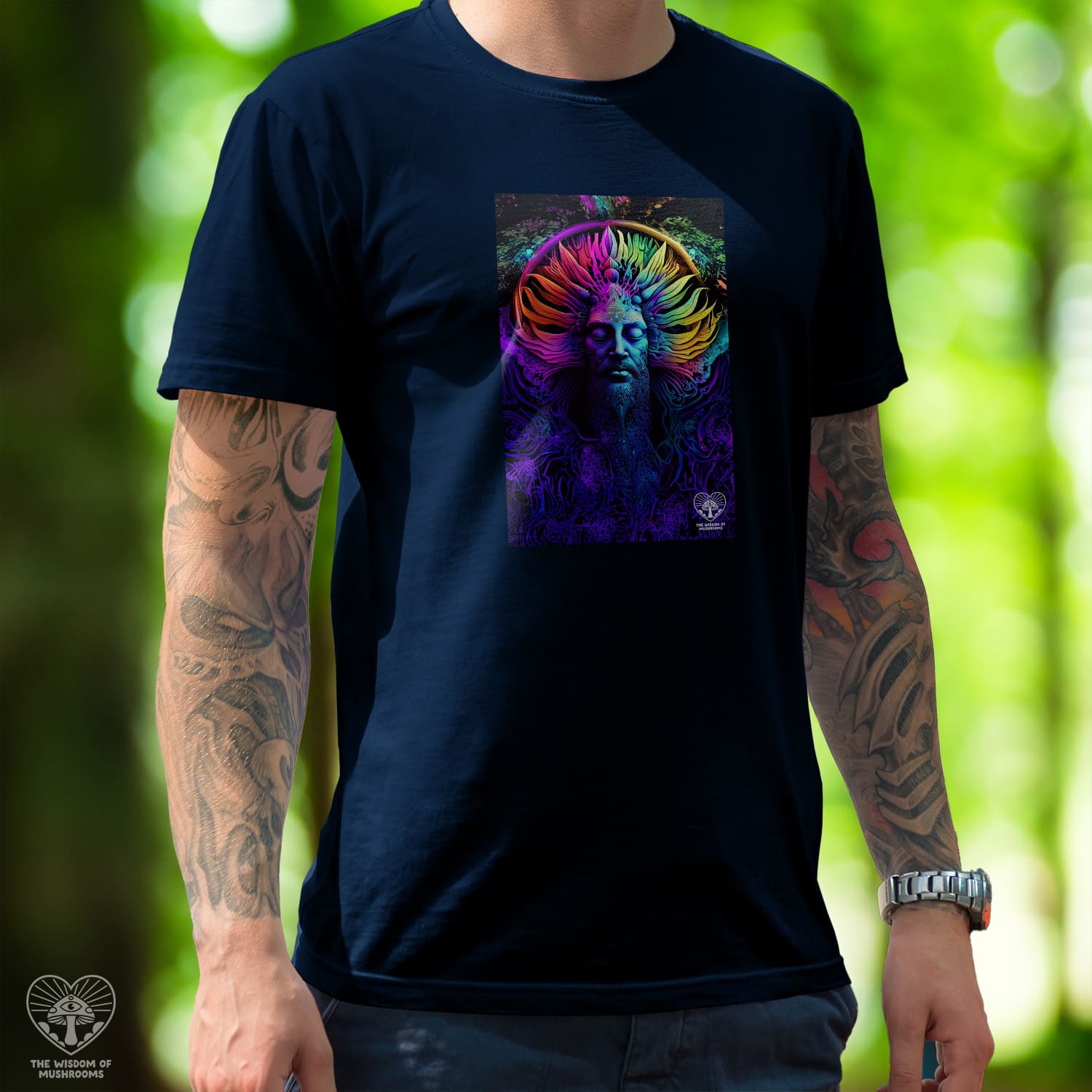 King Mushroom - Framed - Unisex T-shirt