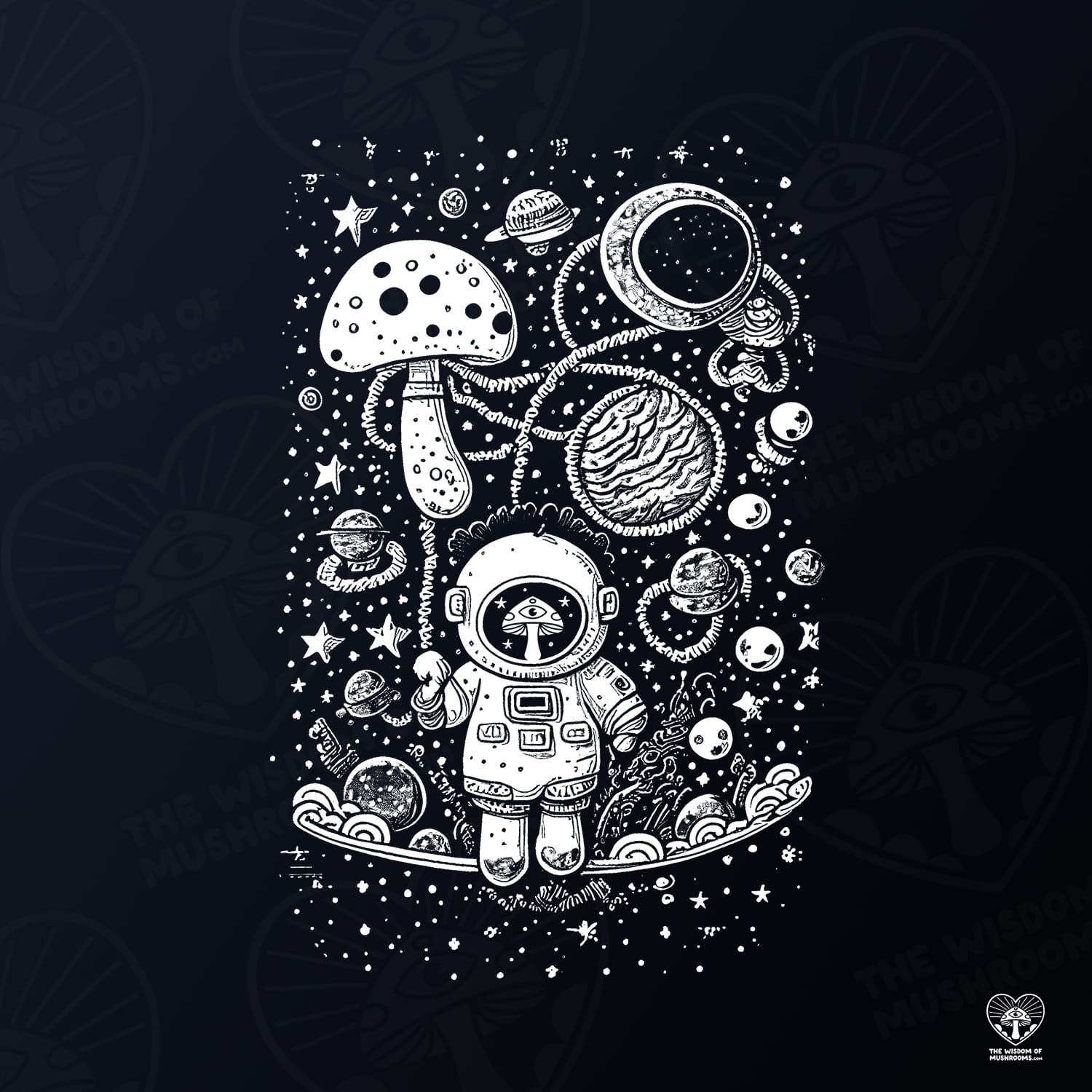 Doodle Psychonaut - Unisex Hoodie